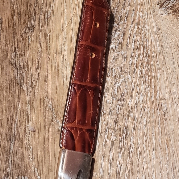 Onyx by Brighton Brown Leather Belt - Picture 6 of 8